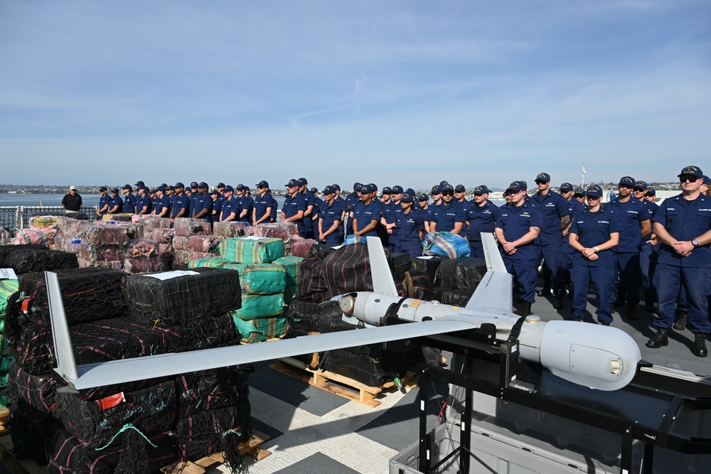 Coast Guard offloads more than 29,000 pounds of cocaine in San Diego