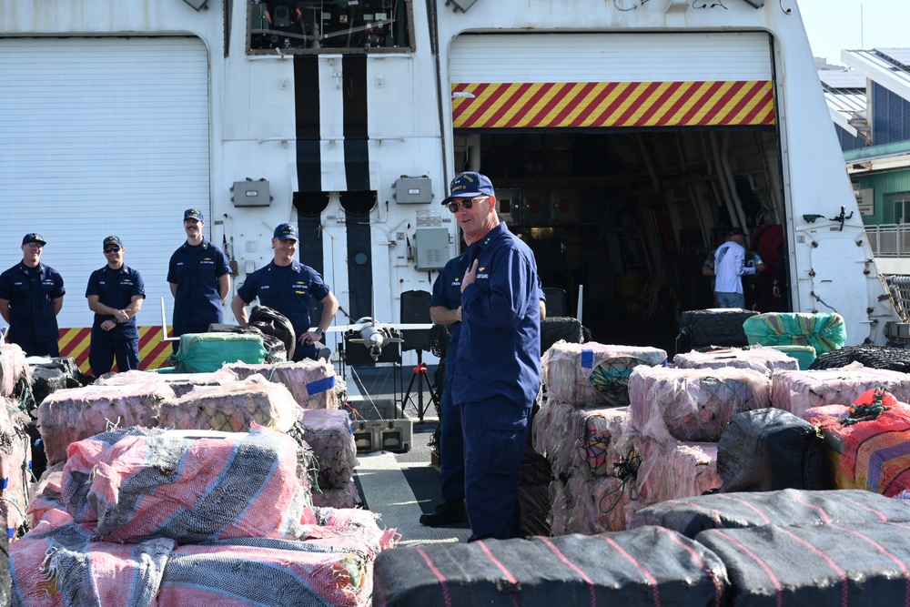 Coast Guard offloads more than 29,000 pounds of cocaine in San Diego