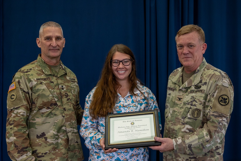 Alabama Guard recognizes military civilians for their service