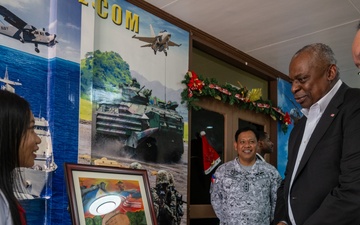 Secretary Austin visits WESTCOM, Palawan