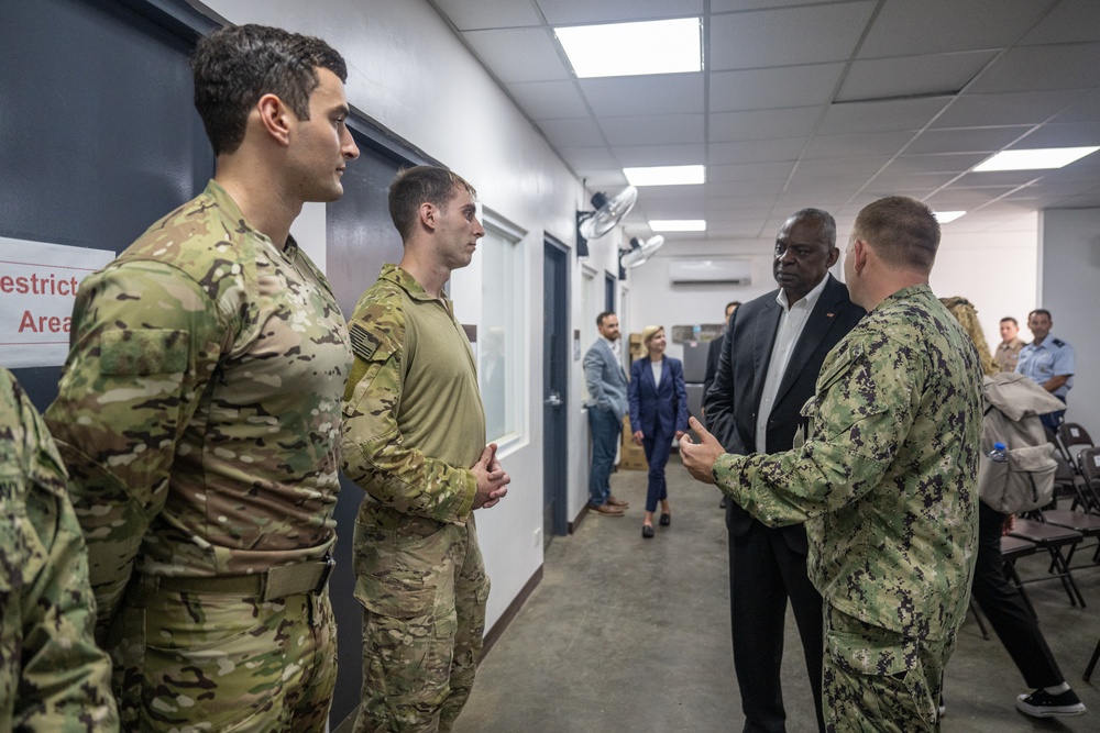 Secretary Austin visits Command, Control Fusion Center, Palawan