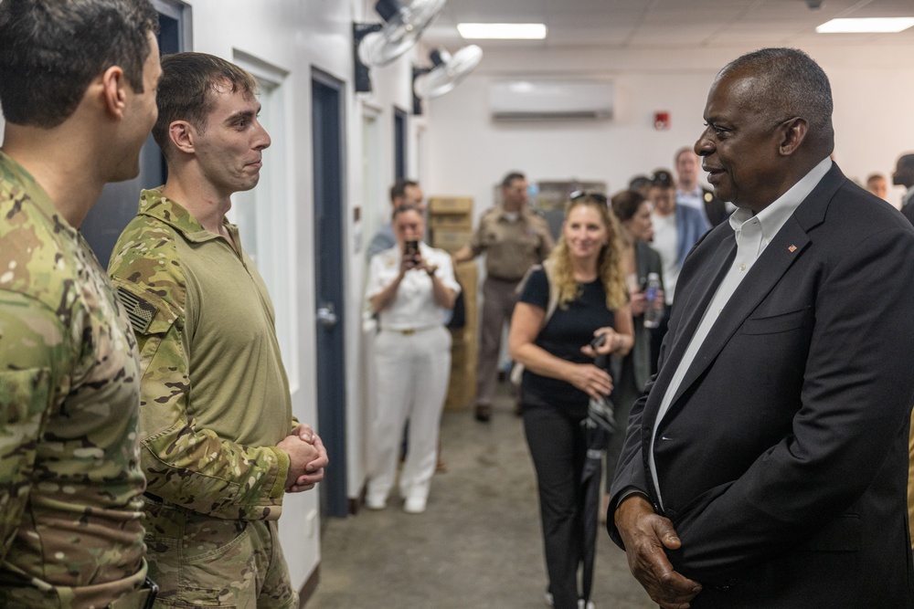 Secretary Austin visits Command, Control Fusion Center, Palawan