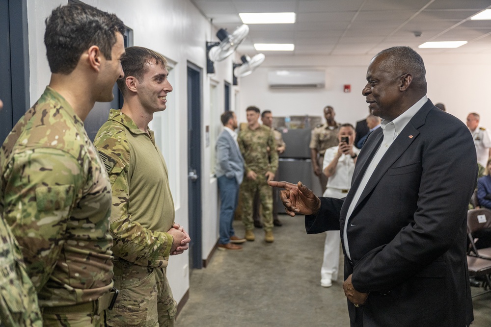 Secretary Austin visits Command, Control Fusion Center, Palawan