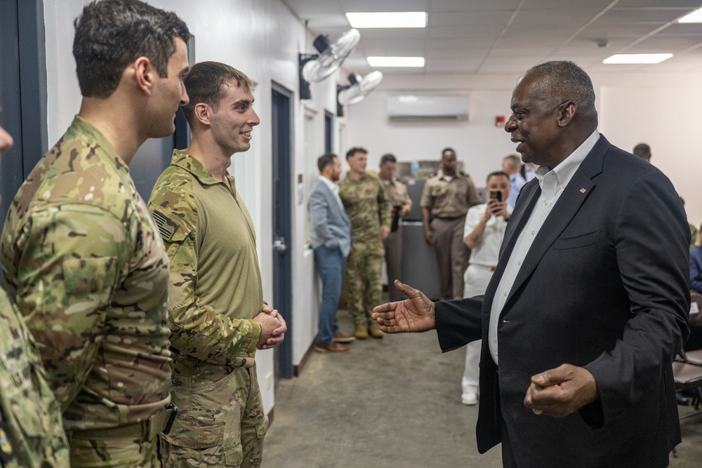 Secretary Austin visits Command, Control Fusion Center, Palawan