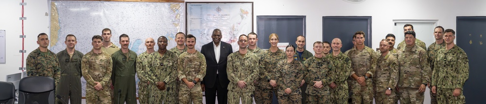 Secretary Austin visits Command, Control Fusion Center, Palawan