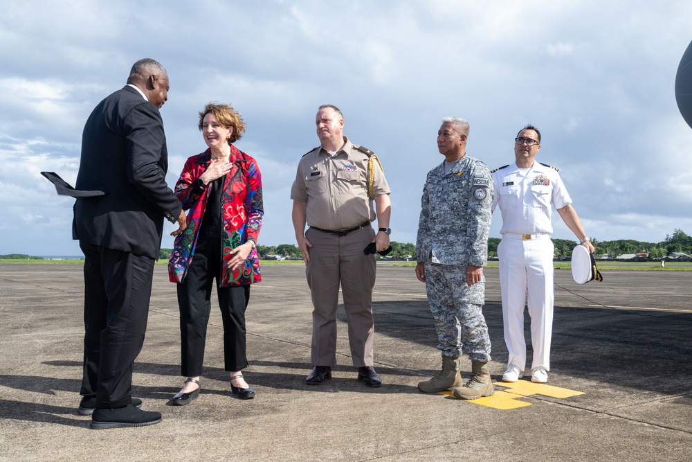 Secretary Austin departs Philippines, arrives in Laos