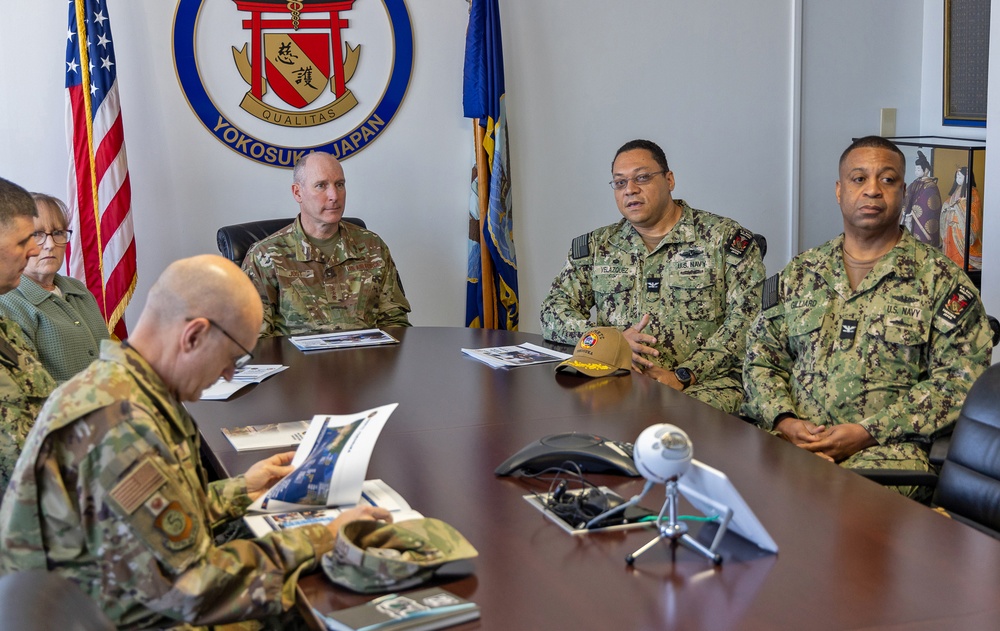 U.S. Forces Japan and 5th Air Force Commander, Lt. Gen. Stephen F. Jost Visits USNH Yokosuka