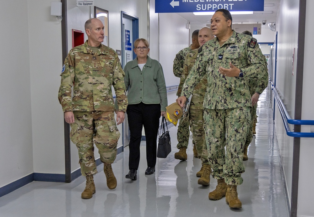 U.S. Forces Japan and 5th Air Force Commander, Lt. Gen. Stephen F. Jost Visits USNH Yokosuka