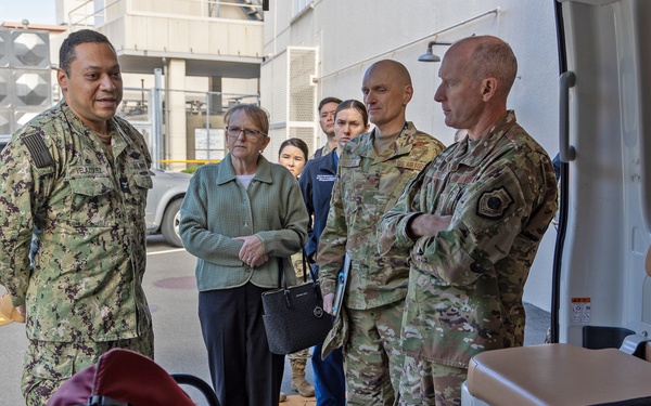 U.S. Forces Japan and 5th Air Force Commander, Lt. Gen. Stephen F. Jost Visits USNH Yokosuka