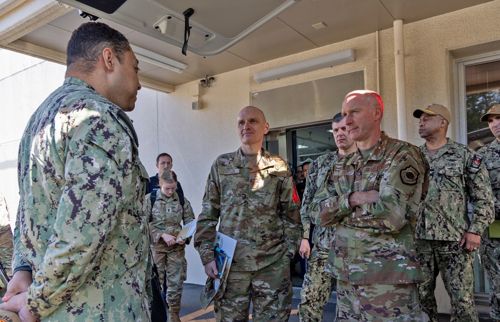 U.S. Forces Japan and 5th Air Force Commander, Lt. Gen. Stephen F. Jost Visits USNH Yokosuka