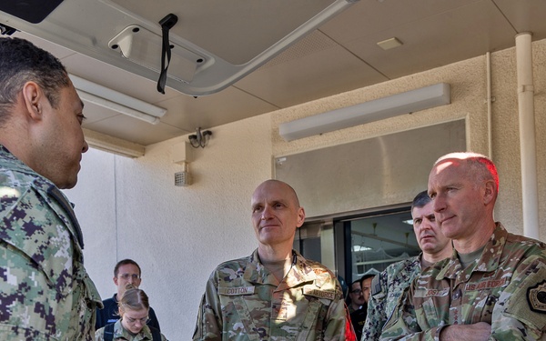 U.S. Forces Japan and 5th Air Force Commander, Lt. Gen. Stephen F. Jost Visits USNH Yokosuka