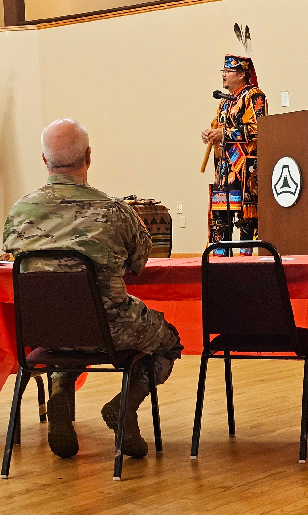 Storyteller with Red Cliff Band of Lake Superior Chippewa highlights Fort McCoy’s 2024 Native American Heritage Month observance