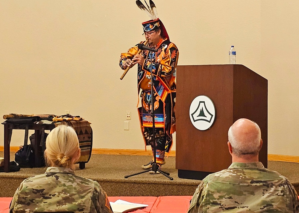 Storyteller with Red Cliff Band of Lake Superior Chippewa highlights Fort McCoy’s 2024 Native American Heritage Month observance