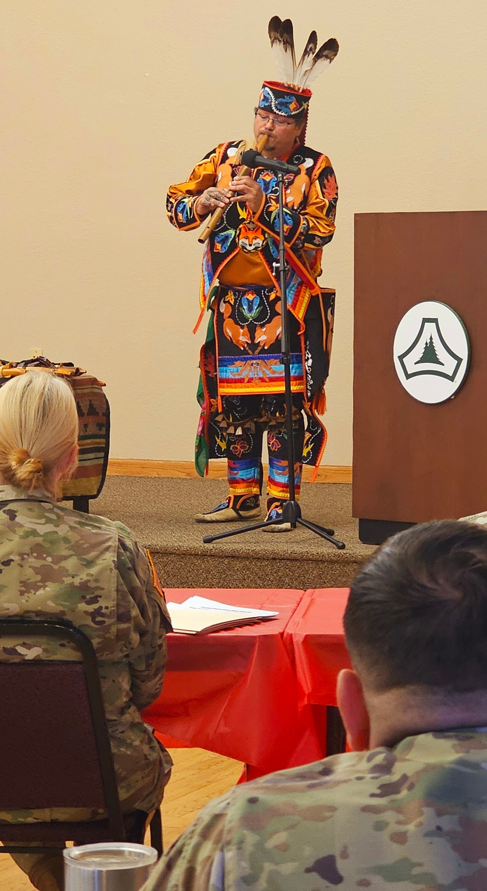 Storyteller with Red Cliff Band of Lake Superior Chippewa highlights Fort McCoy’s 2024 Native American Heritage Month observance