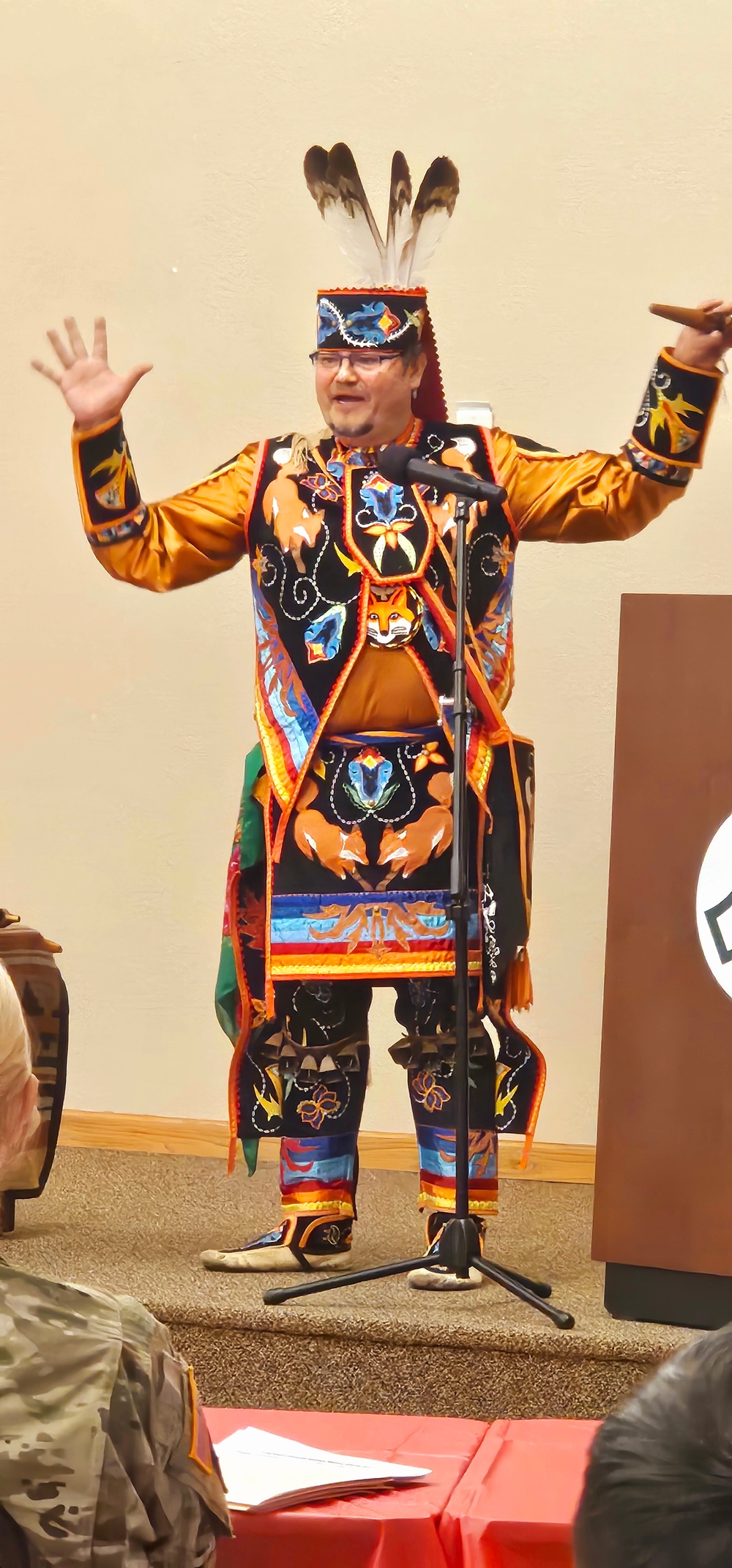 Storyteller with Red Cliff Band of Lake Superior Chippewa highlights Fort McCoy’s 2024 Native American Heritage Month observance