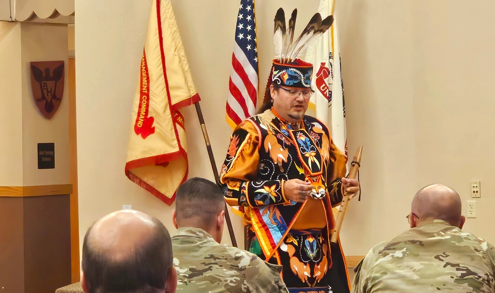 Storyteller with Red Cliff Band of Lake Superior Chippewa highlights Fort McCoy’s 2024 Native American Heritage Month observance