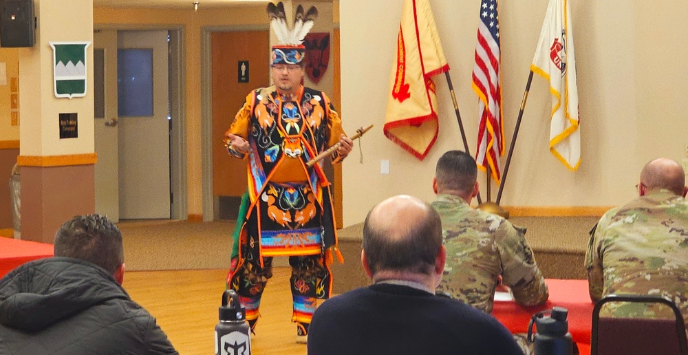 Storyteller with Red Cliff Band of Lake Superior Chippewa highlights Fort McCoy’s 2024 Native American Heritage Month observance