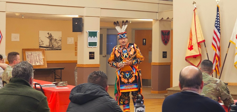 Storyteller with Red Cliff Band of Lake Superior Chippewa highlights Fort McCoy’s 2024 Native American Heritage Month observance