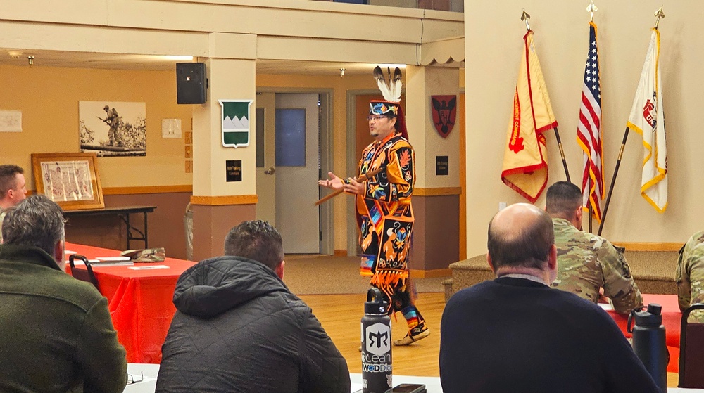 Storyteller with Red Cliff Band of Lake Superior Chippewa highlights Fort McCoy’s 2024 Native American Heritage Month observance