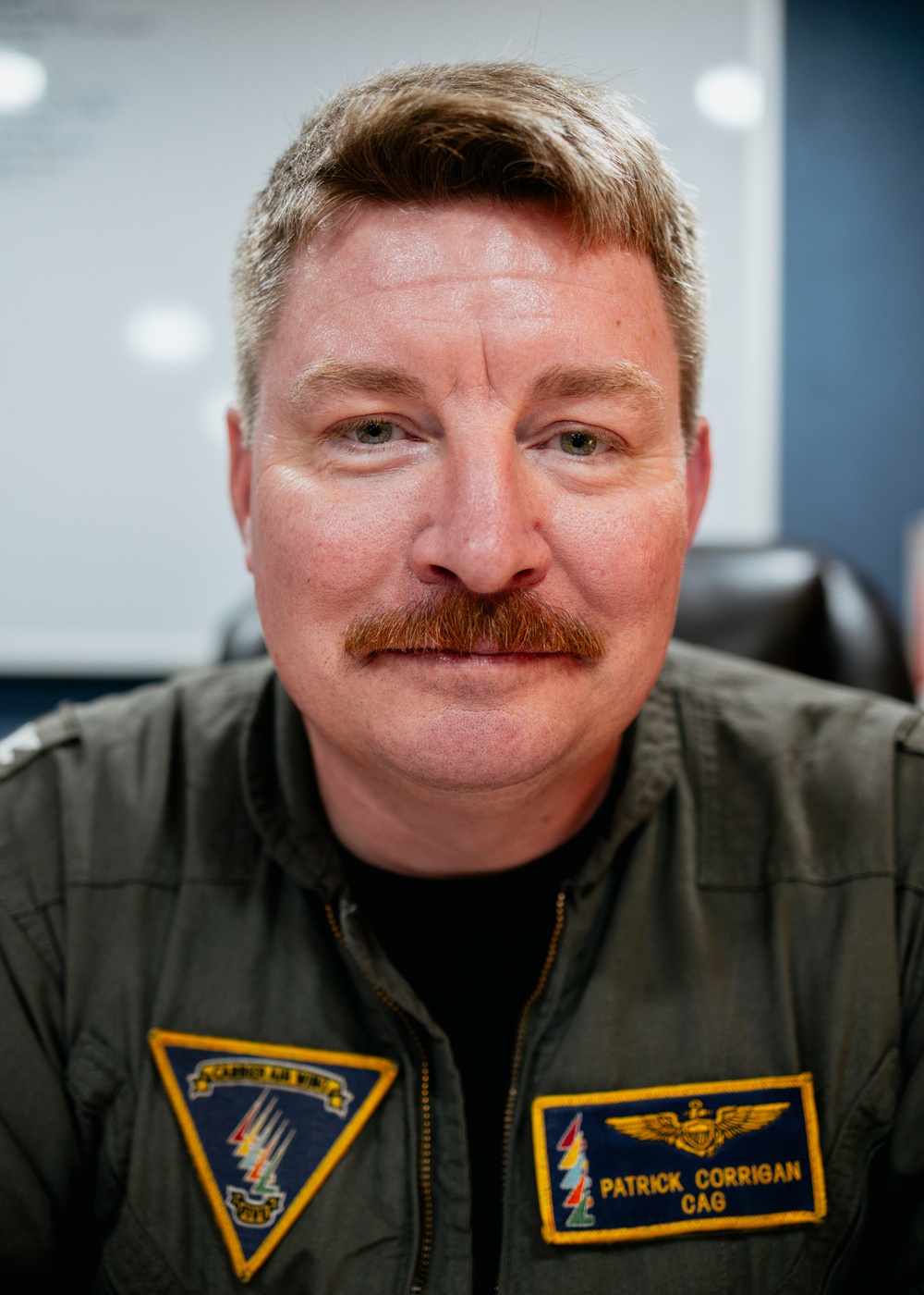 Capt. Patrick Corrigan Poses for a Photo