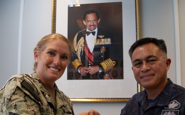 Vice Commander, U.S. 7th Fleet Attends Office Call During CARAT Brunei 2024