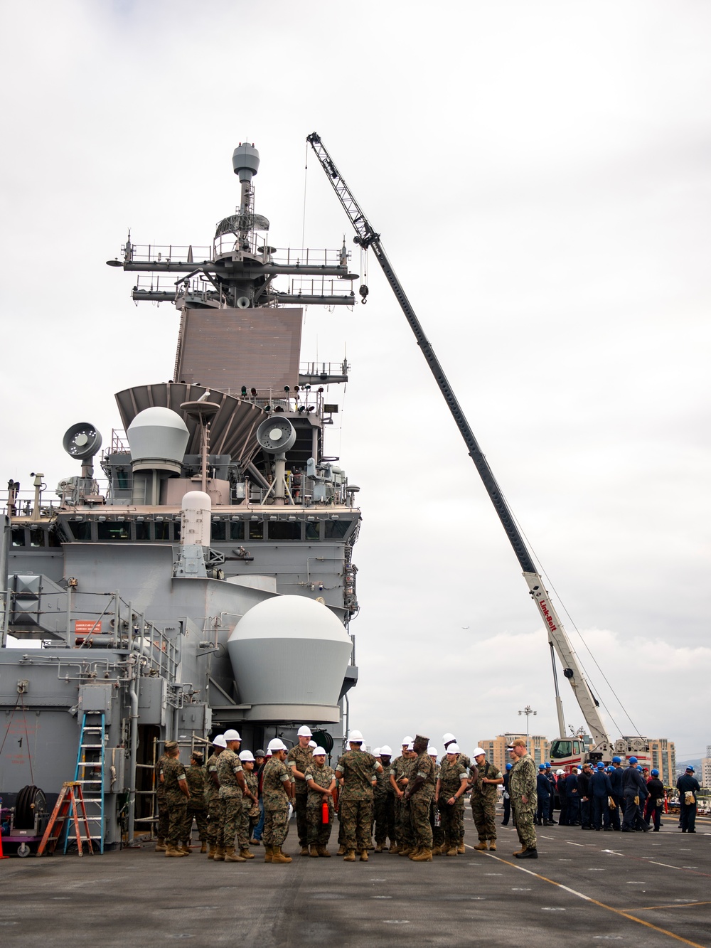 U.S Marines Tour USS Essex