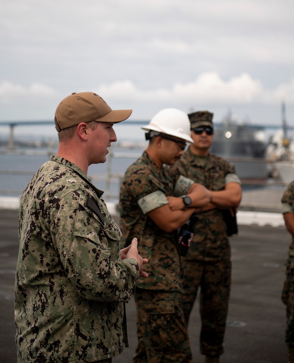 U.S Marines Tour USS Essex