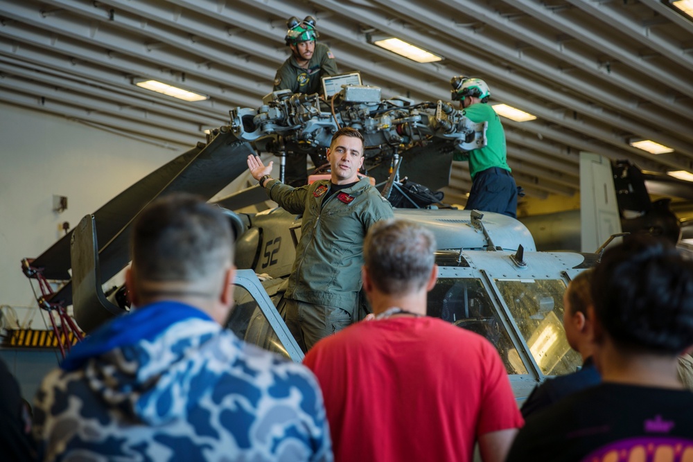 15th MEU, USS Boxer Display Equipment During Tiger Cruise