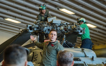 15th MEU, USS Boxer Display Equipment During Tiger Cruise