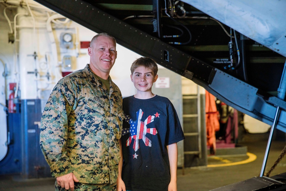 15th MEU, USS Boxer Display Equipment During Tiger Cruise