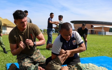 U.S. Marines Conduct Non-Lethal Takedowns CARAT Brunei 2024