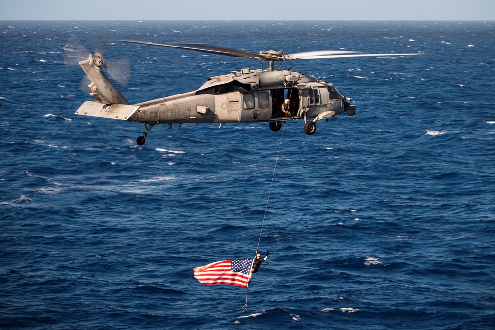 15th MEU, USS Boxer Conduct Air Power Demonstration During Tiger Cruise