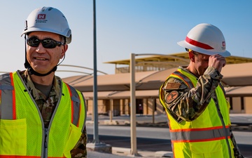 Brig. Gen. Mills tours U.S. Army Corps of Engineers Middle East district