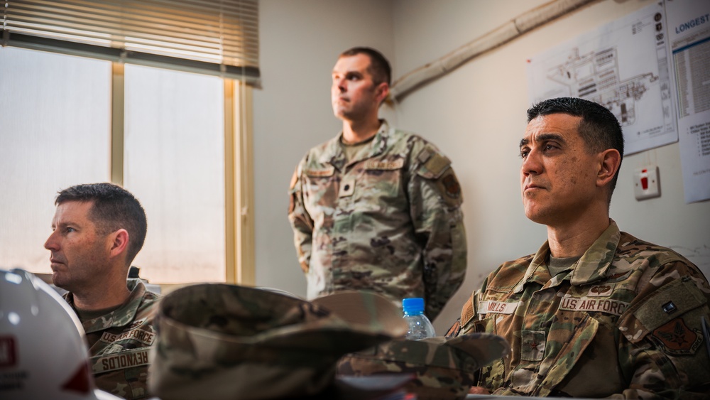 Brig. Gen. Mills tours U.S. Army Corps of Engineers Middle East district