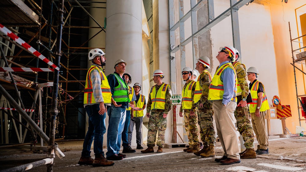 Brig. Gen. Mills tours U.S. Army Corps of Engineers Middle East district