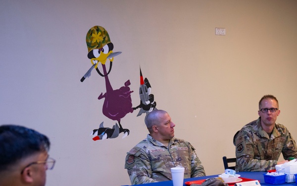 AFCENT Command Chief visits 380th AEW