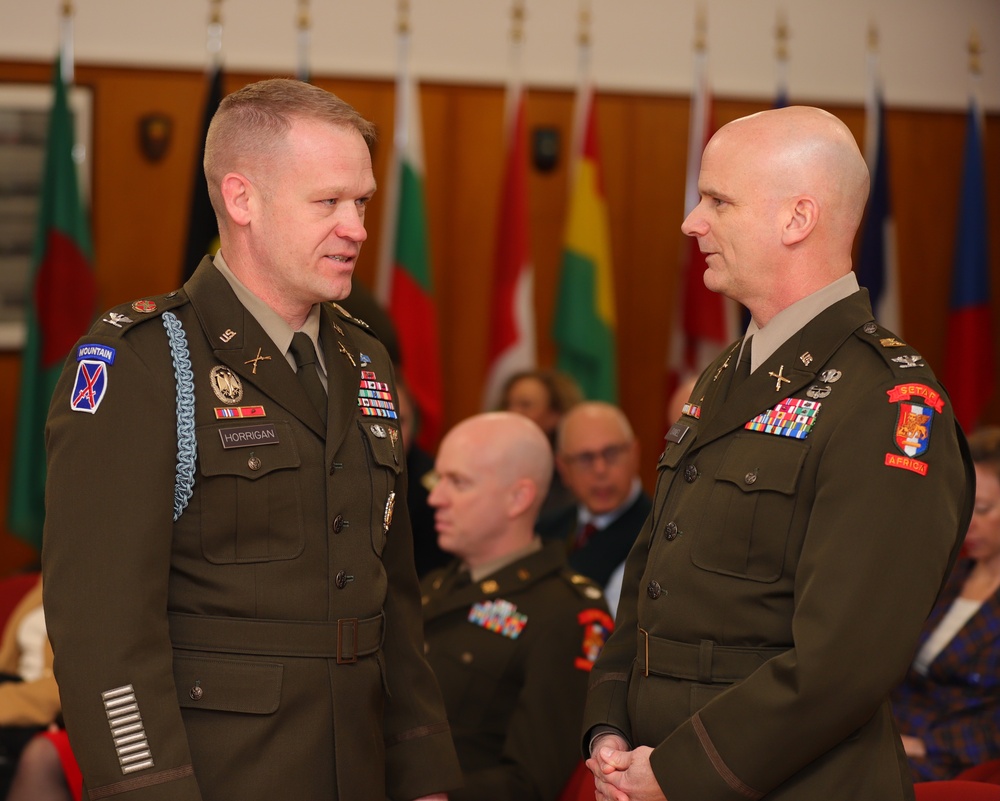 U.S. Army Officer honored with prestigious Italian Bronze Cross of Merit of the Carabinieri