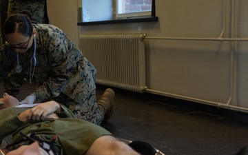 U.S. Navy Corpsman Conduct Practical Application of TCCC