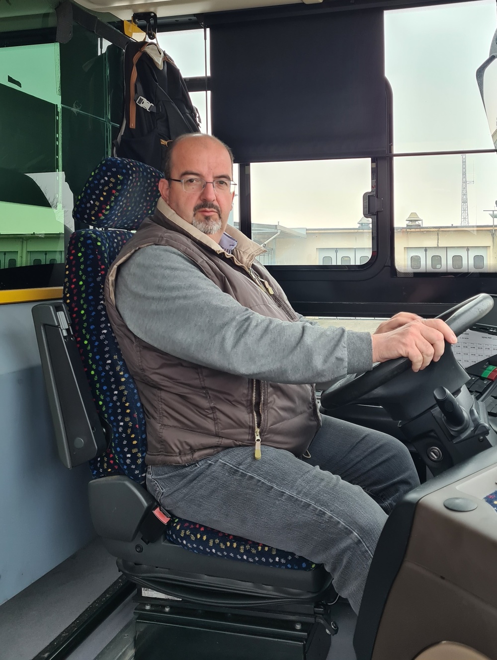 Former school bus driver now LRC Italy TMP motor vehicle operator driver leader