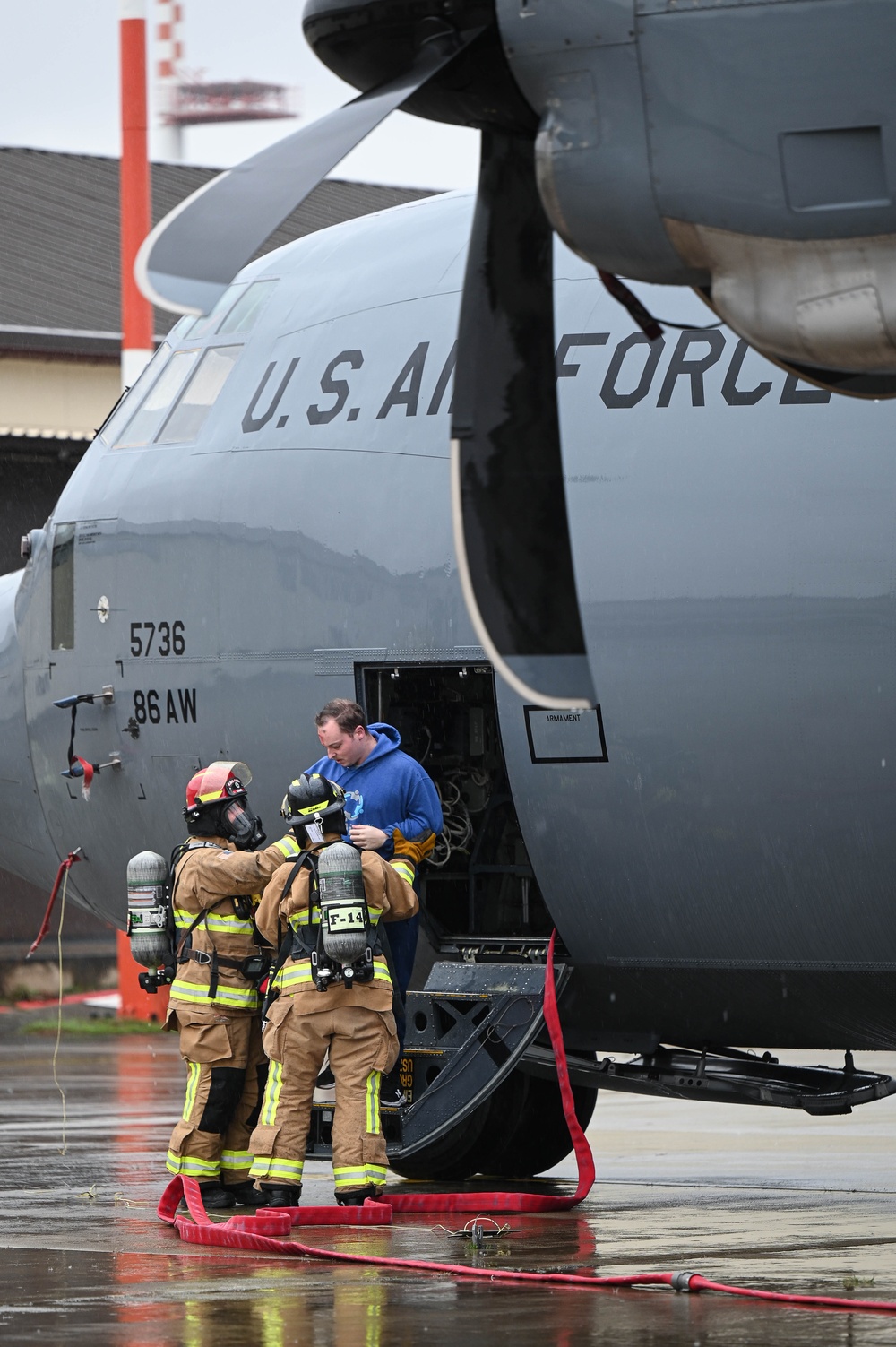 OV 24-3 Simulated aircraft fire tests Airmen readiness