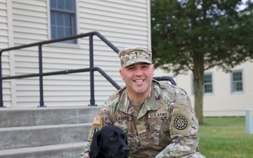 Michigan Army National Guard Introduces Unit Ministry Dog  to Aid Soldier Resiliency