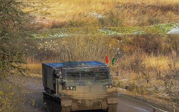 German soldiers execute live fire mission with MARS II weapon system as part of Exercise Dynamic Front 25