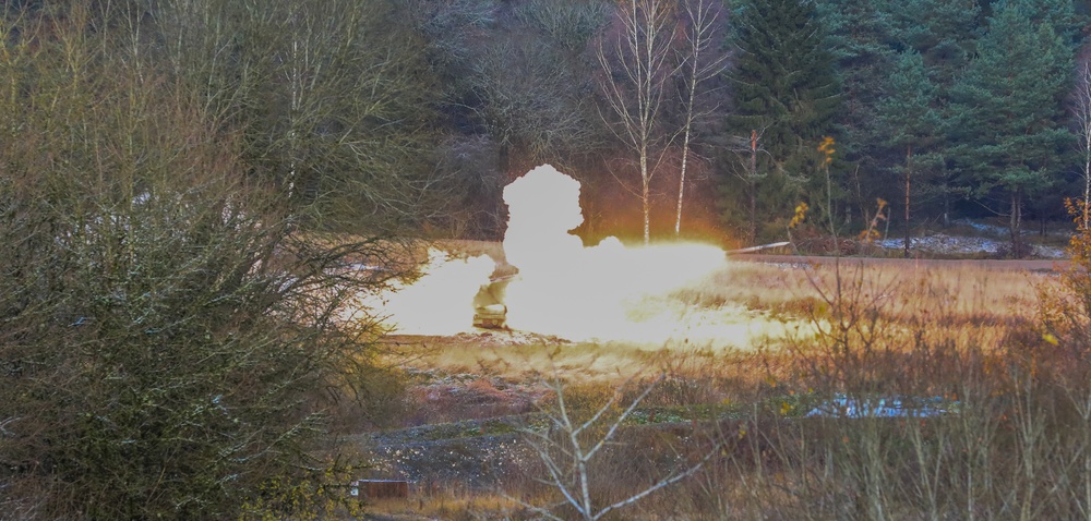 German soldiers execute live fire mission with MARS II weapon system as part of Exercise Dynamic Front 25