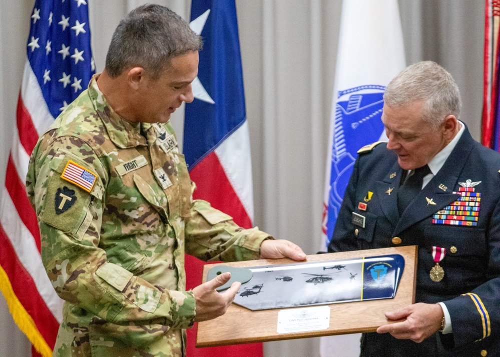 Texas Command Chief Warrant Officer 5 retires after 40 years