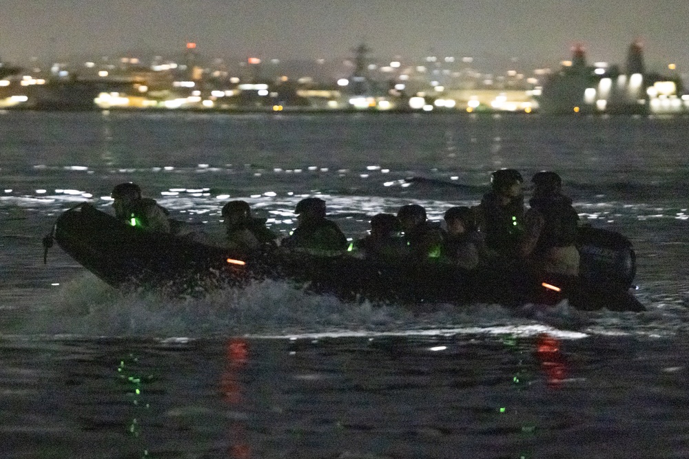 1st Bn., 7th Marines participates in infantry company small boat raid course