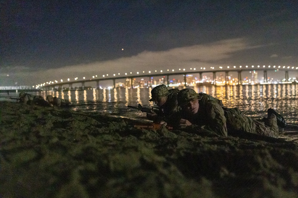 1st Bn., 7th Marines participates in infantry company small boat raid course