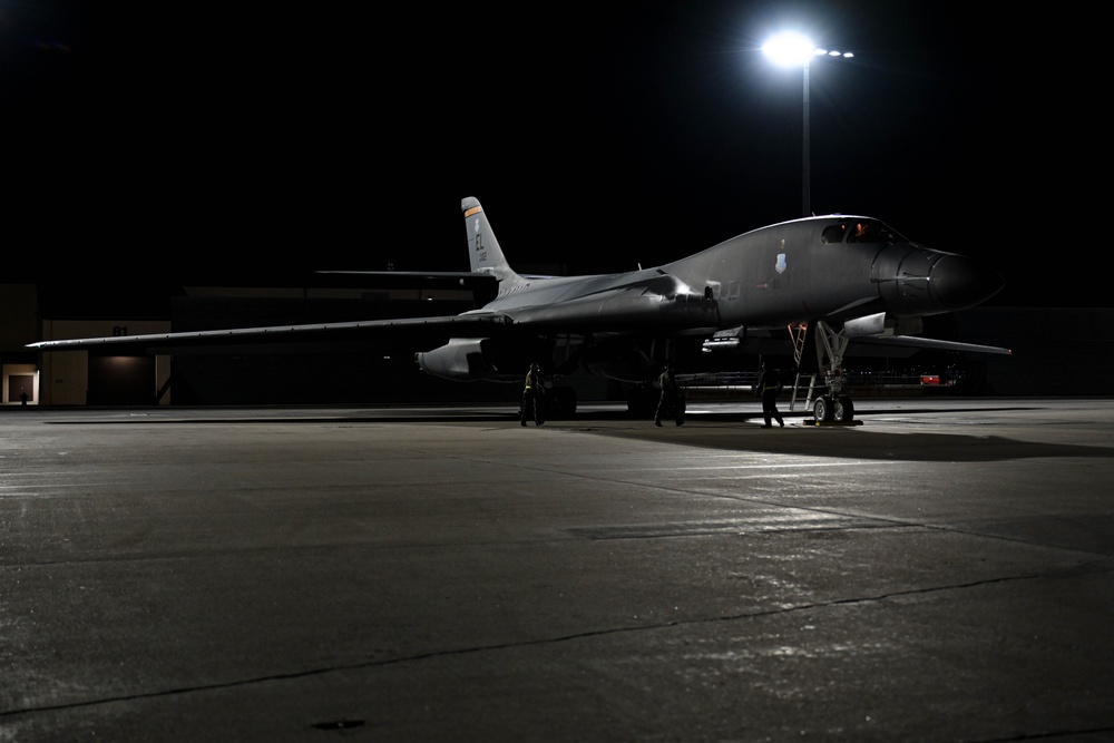 Ellsworth B-1B Lancers complete a Conus-to-Conus mission