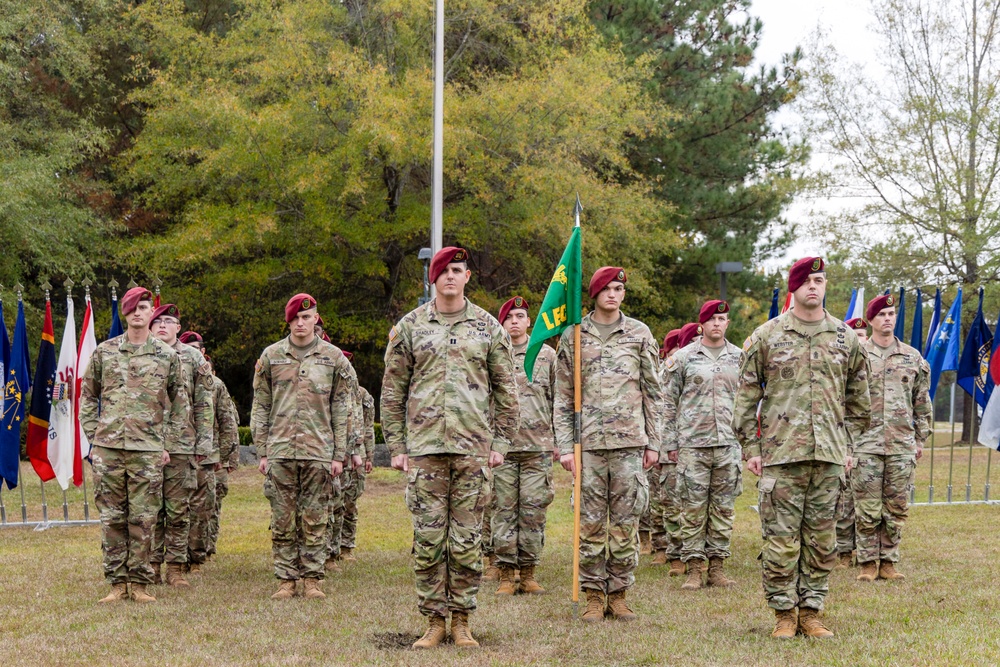 Law Enforcement Company Activation and Patching Ceremony