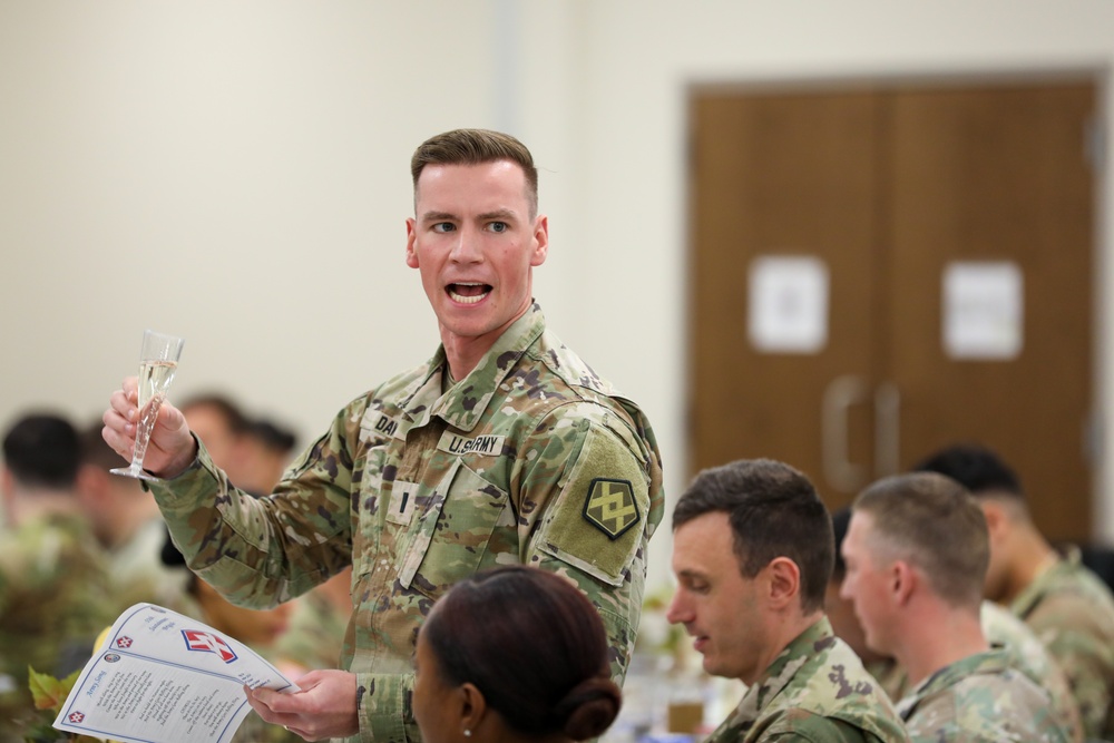 Standing Tall and Toasting with Respect: A Dining-In Tradition