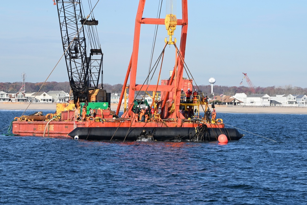 Partners monitor salvage of sunken fishing vessel off New Jersey